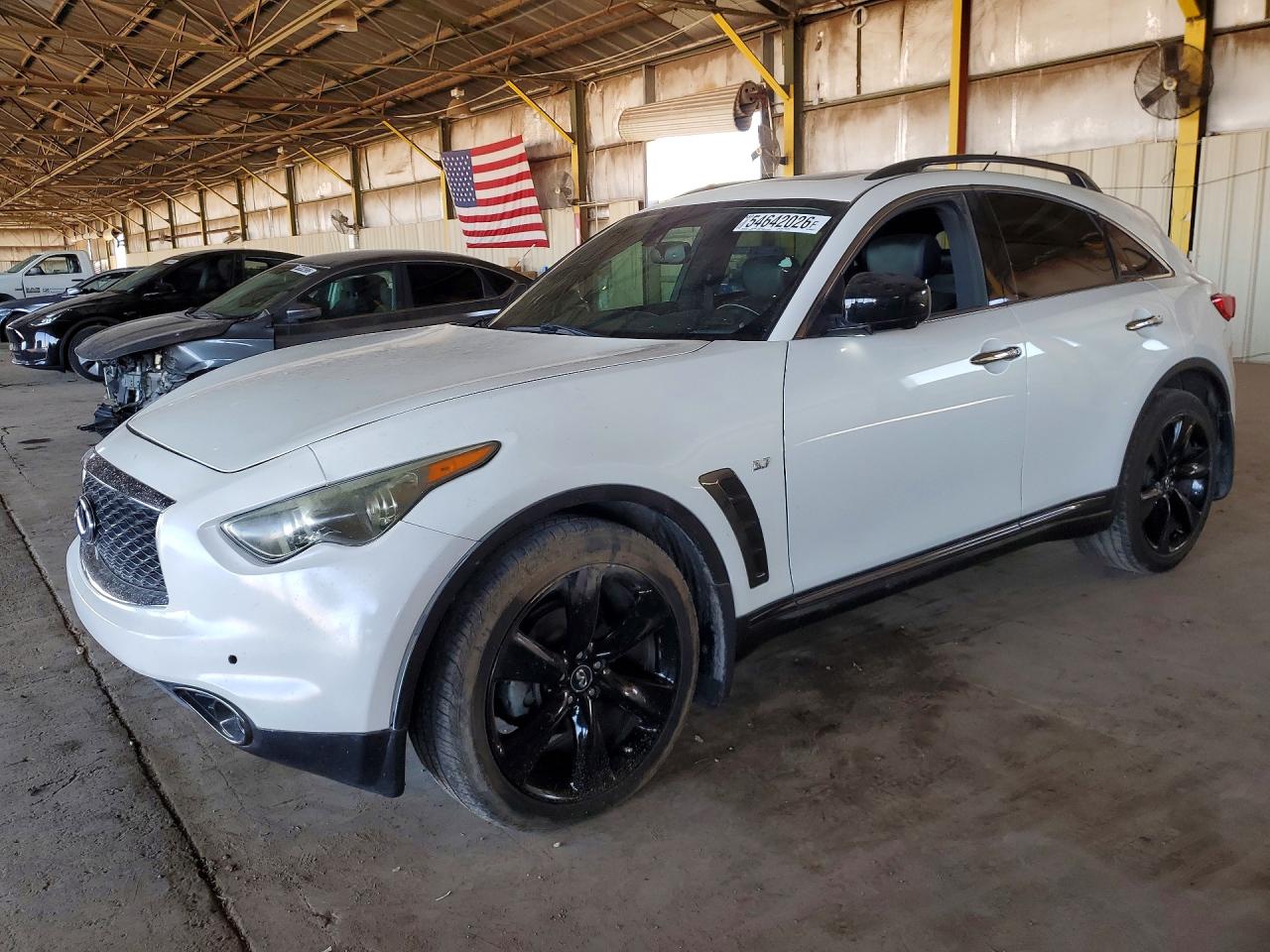 2016 Infiniti QX70, VIN JN8CS1MU7GM130097 — Side