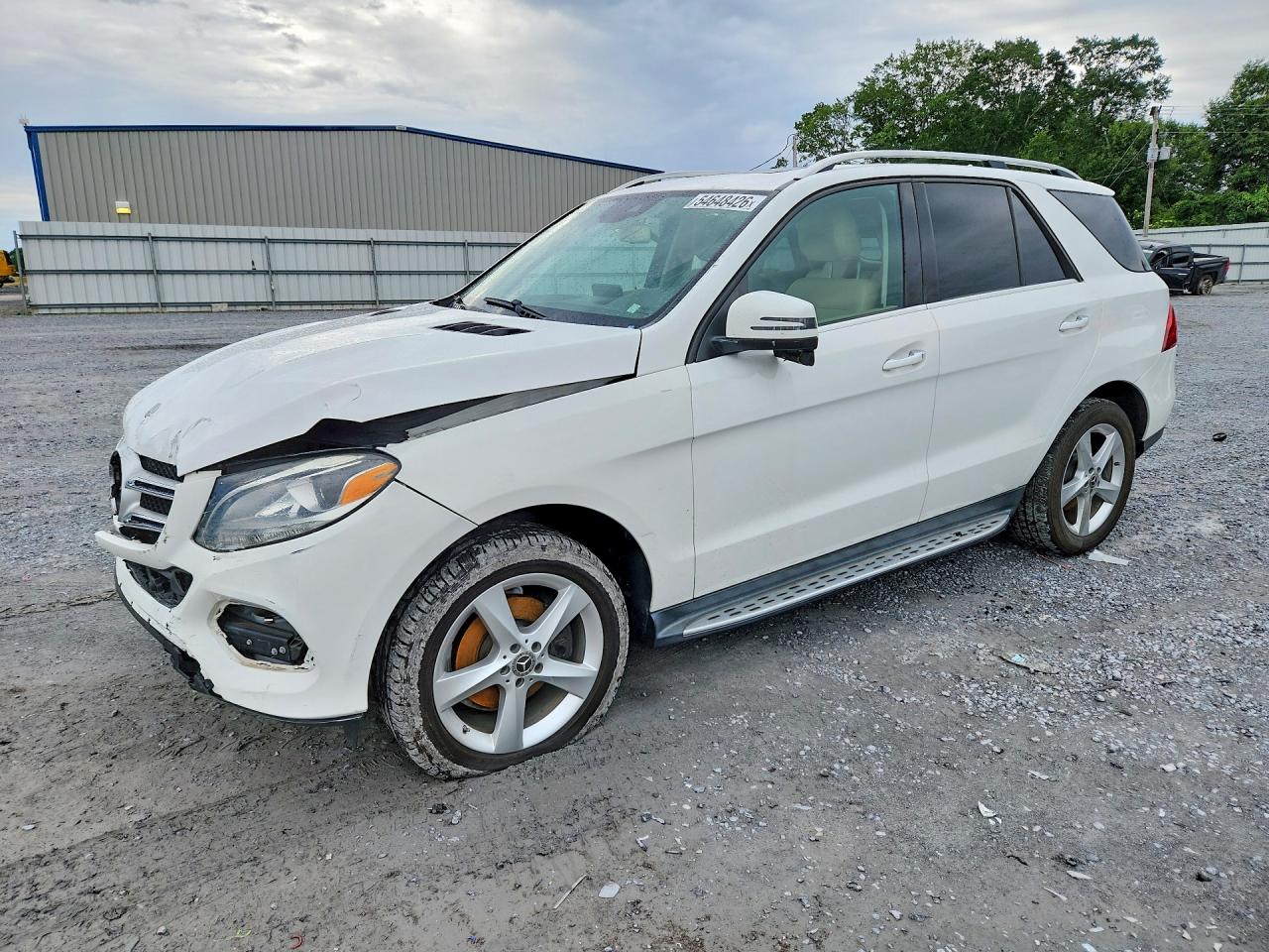 2018 Mercedes-Benz GLE 350, VIN 4JGDA5JBXJB086298 — Front end
