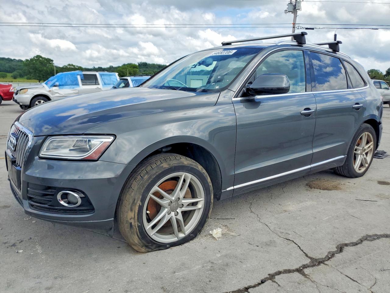 2015 Audi Q5 Prestige, VIN WA1VMAFPXFA073622 — Undercarriage
