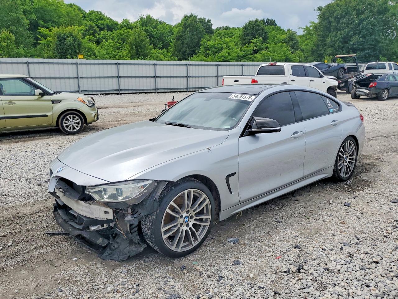 2015 BMW 4 Series 428i, VIN WBA4A9C54FGL85764 — Front end
