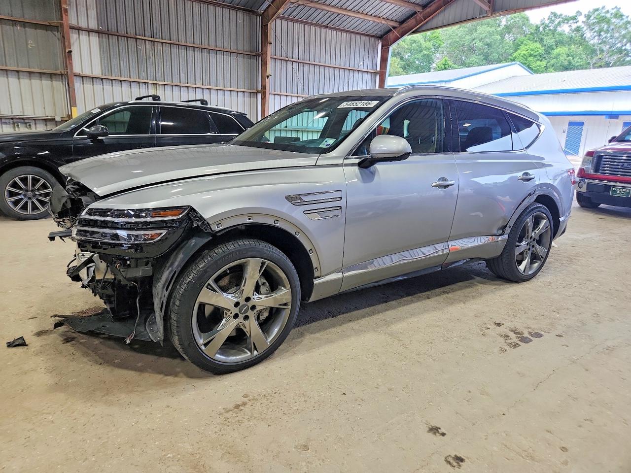 2023 Genesis GV80 Advanced Plus, VIN KMUHCESC2PU112216 — Front end