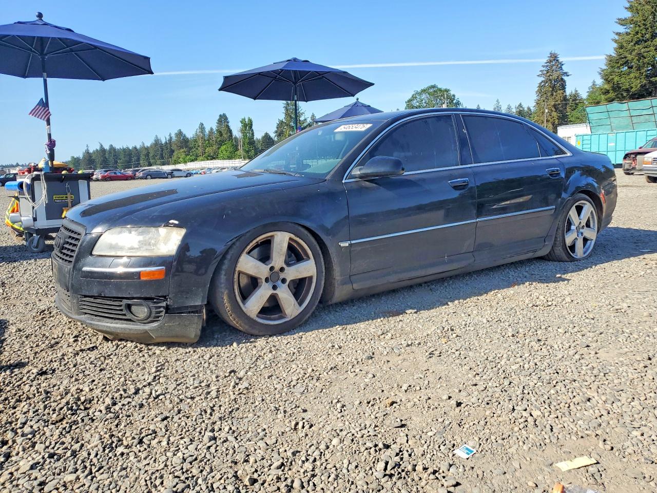 2006 Audi A8 4.2L, VIN WAUML44E46N023862 — Engine fire