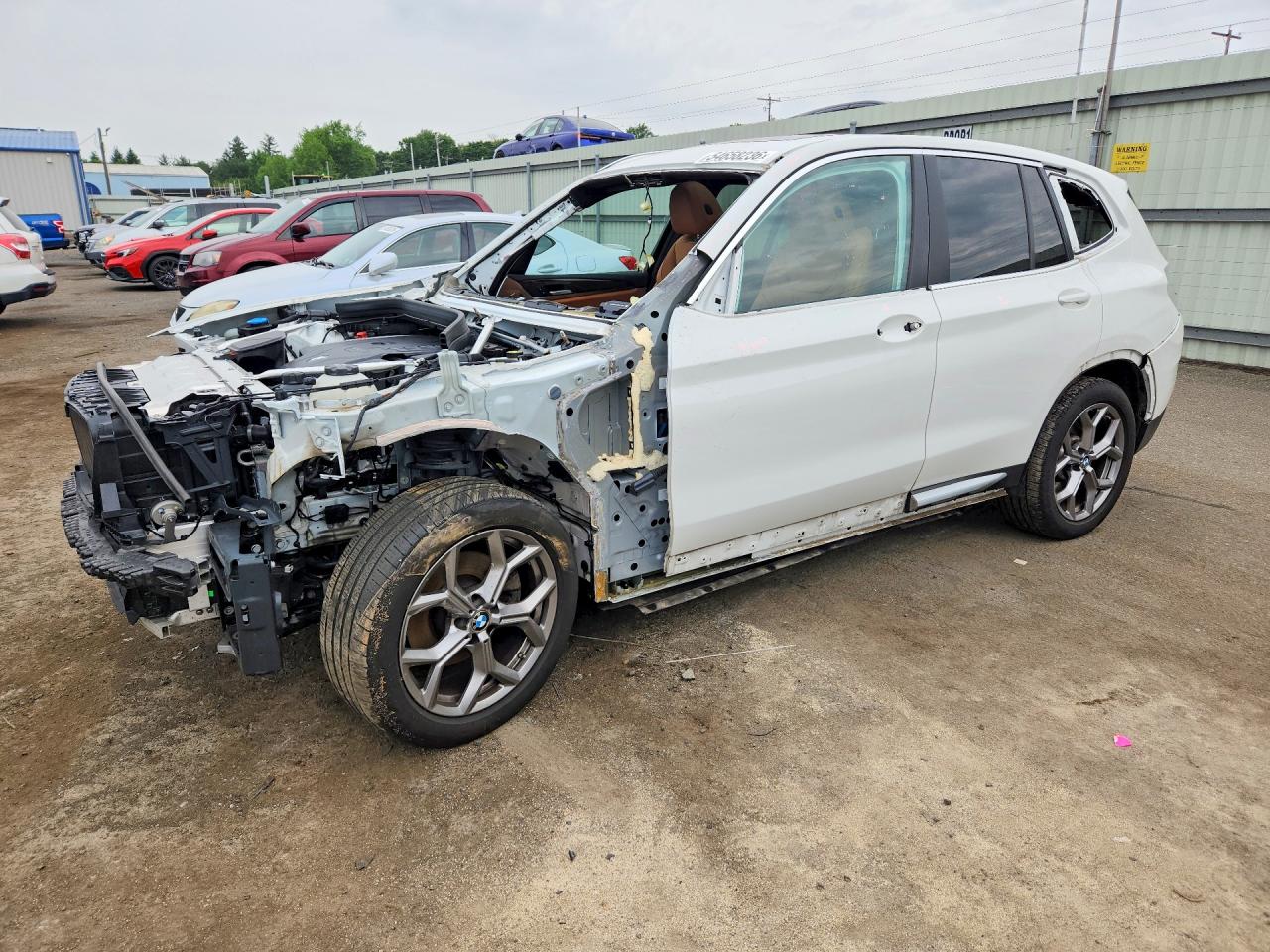2023 BMW X3 xDrive30i, VIN 5UX53DP07P9S11016 — Frame damage