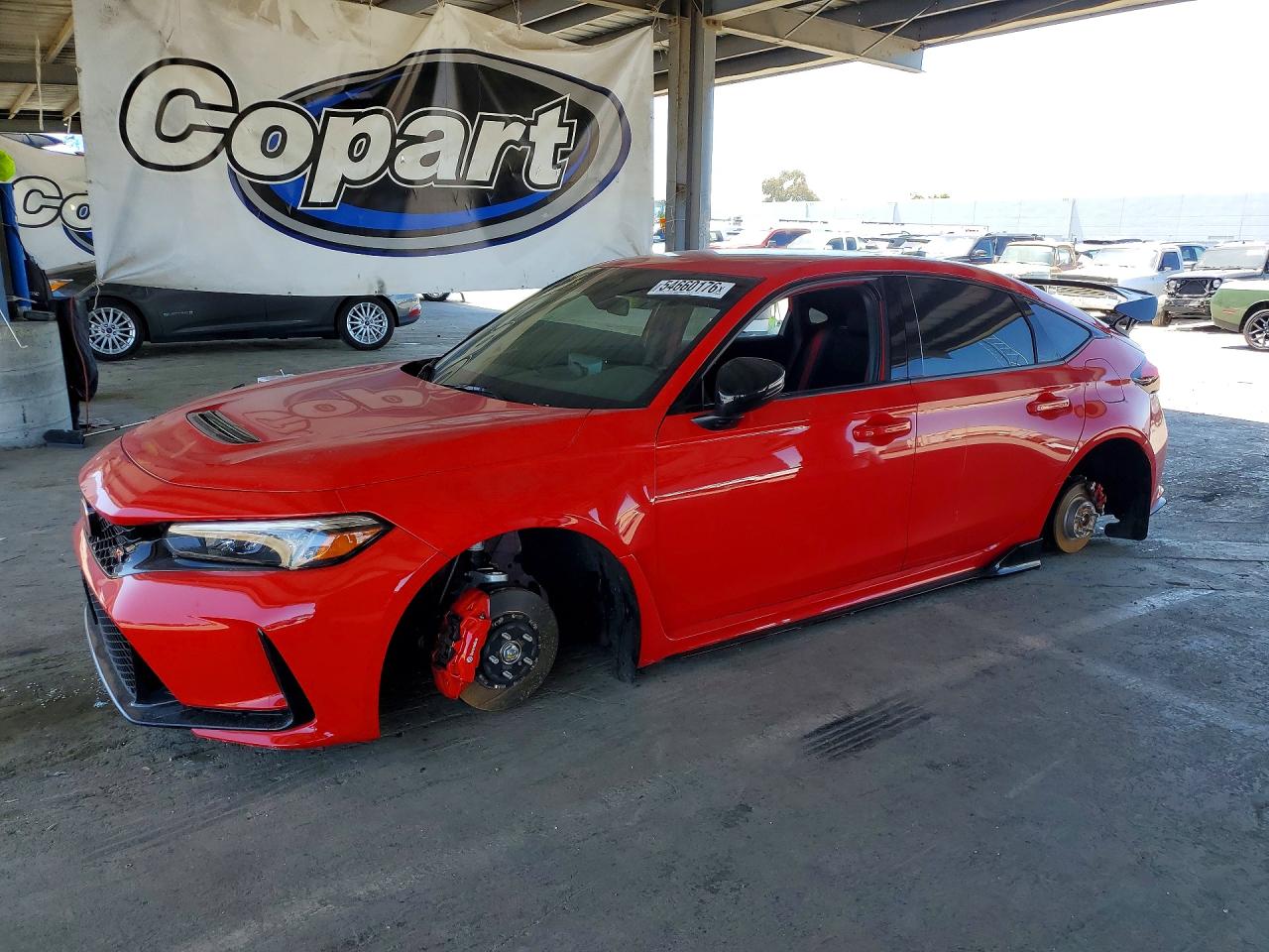 2024 Honda Civic Type R, VIN JHMFL5G40RX004219 — Stripped