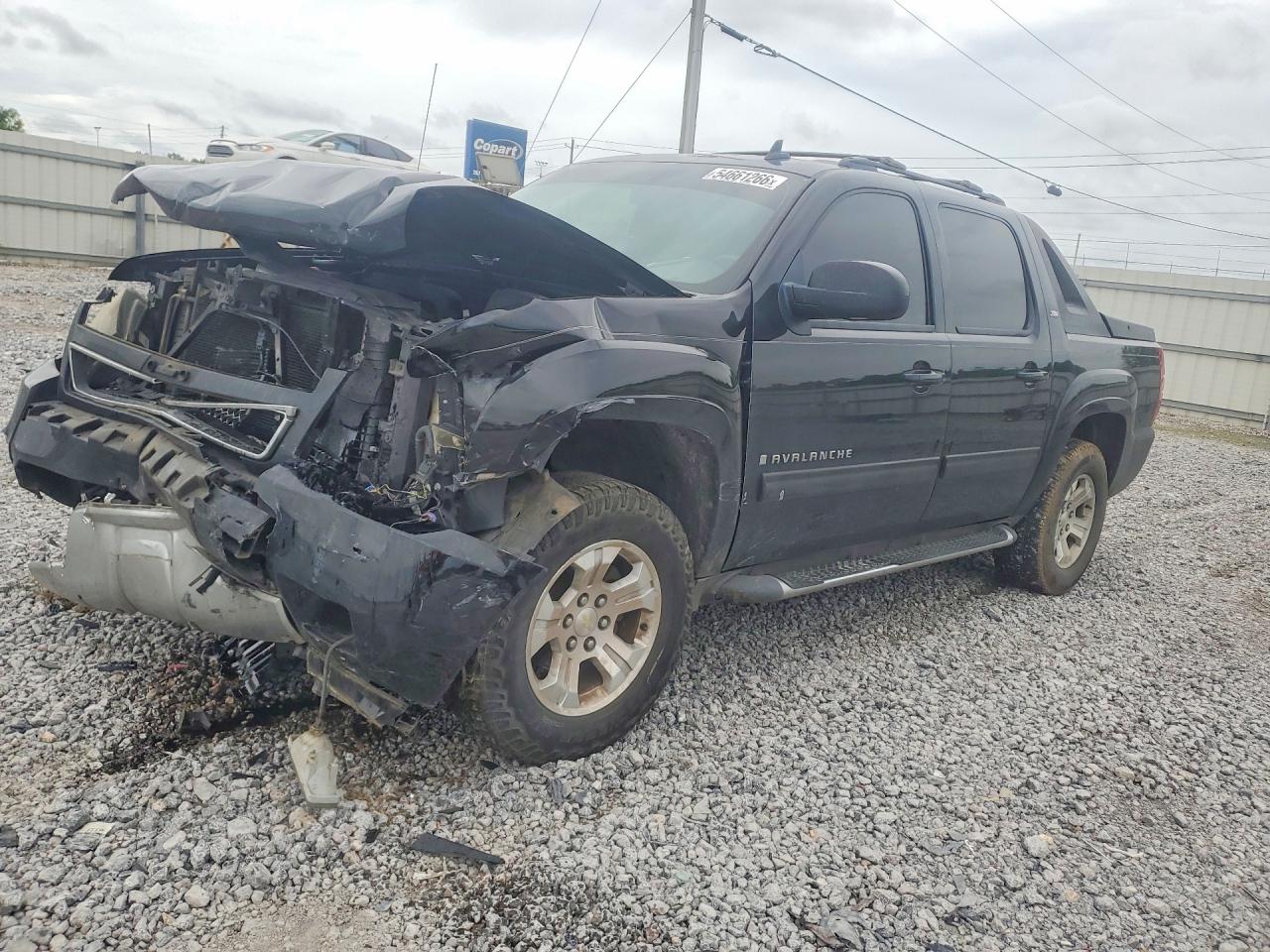 2009 Chevrolet Avalanche 2LT, VIN 3GNFK22029G270196 — Front end