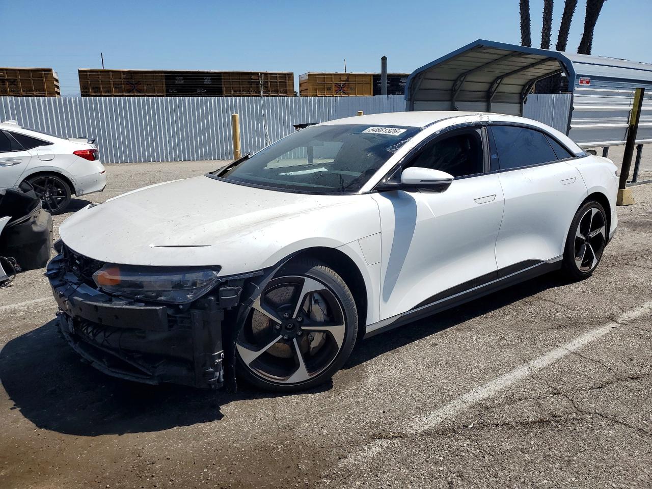 2023 Lucid Air Pure, VIN 50EA1PFA8PA002881 — Front end