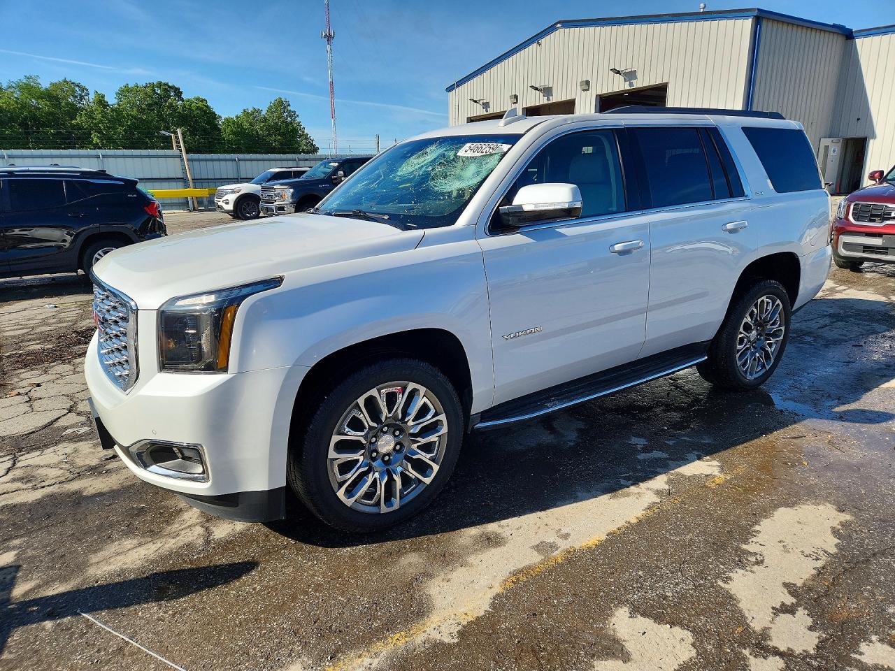 2017 GMC Yukon SLT, VIN 1GKS2BKC0HR235399 — Hail
