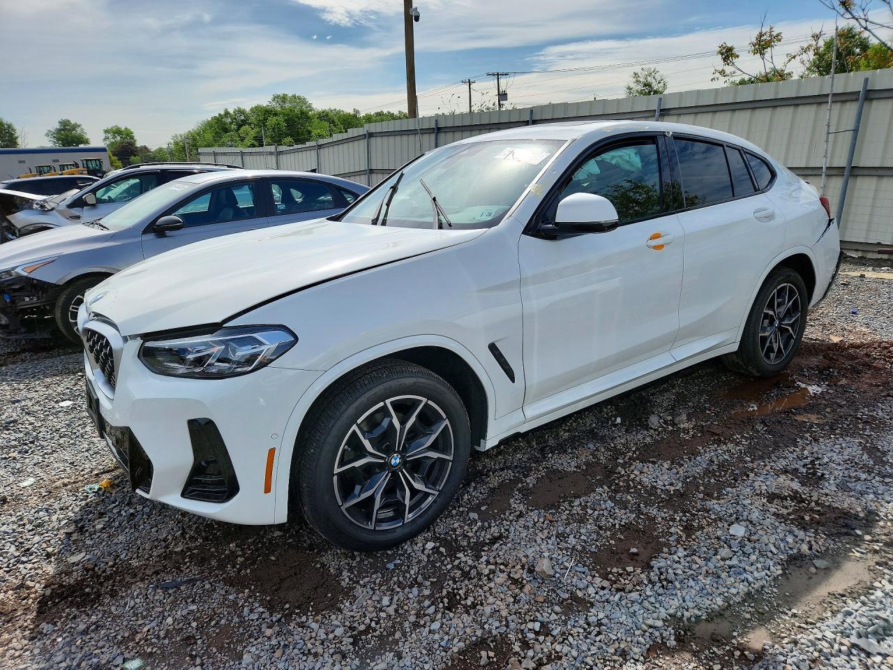 2023 BMW X4 xDrive30i, VIN 5UX33DT04P9P87448 — Rear end