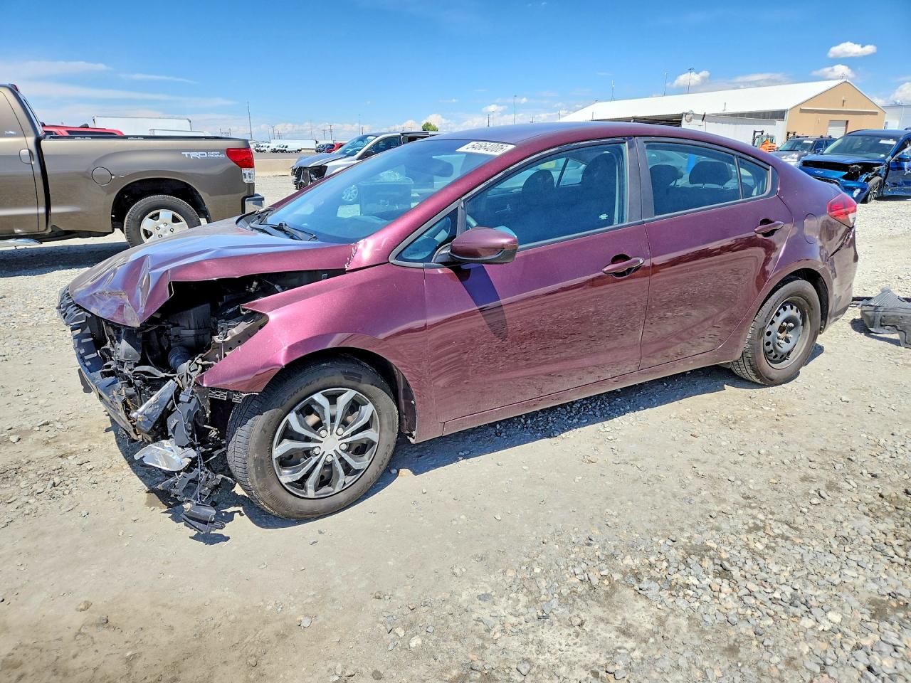 2017 Kia Forte LX, VIN 3KPFK4A73HE148525 — Front end