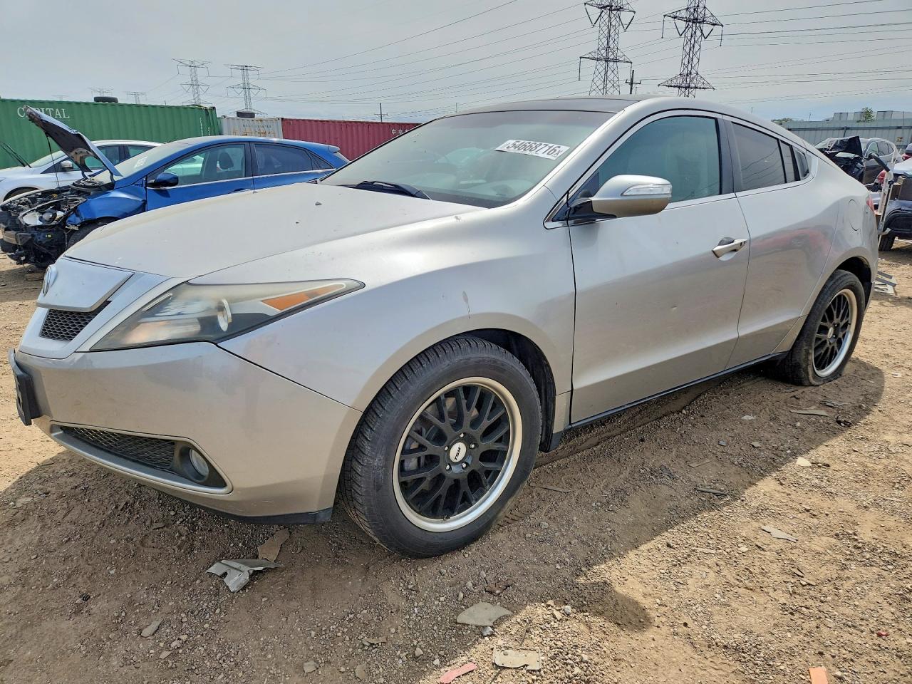 2010 Acura ZDX Technology, VIN 2HNYB1H46AH502092 — Rear end