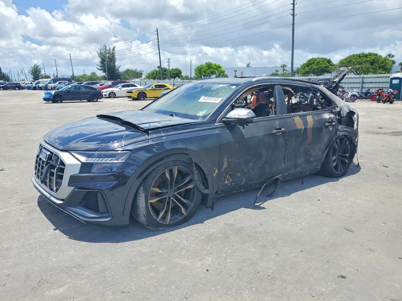 2021 Audi SQ8 Prestige, VIN WA1CWBF17MD040771 — Burn