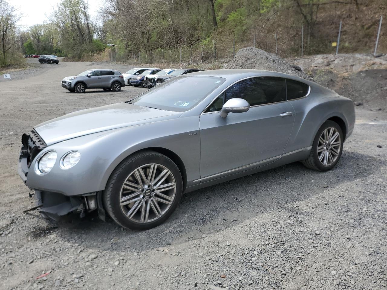 2014 Bentley Continental GT, VIN SCBFU7ZA9EC091703 — Front end