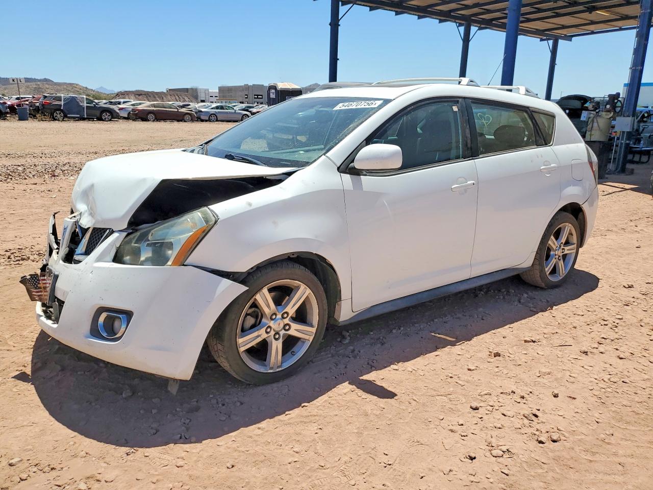 2009 Pontiac Vibe, VIN 5Y2SM67039Z465273 — Front end