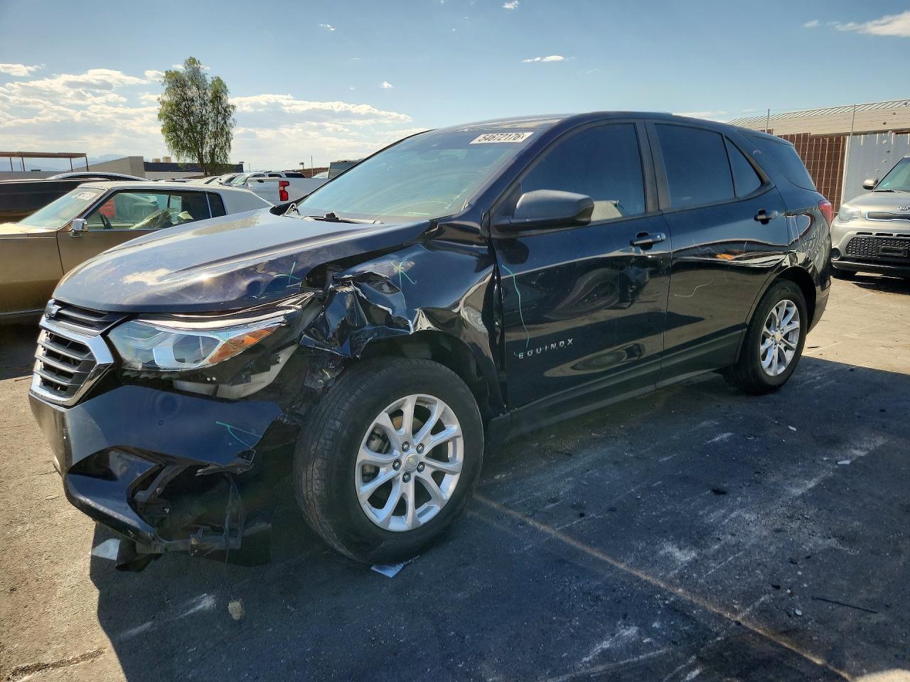 2020 Chevrolet Equinox LS, VIN 3GNAXHEV1LS659017 — Front end