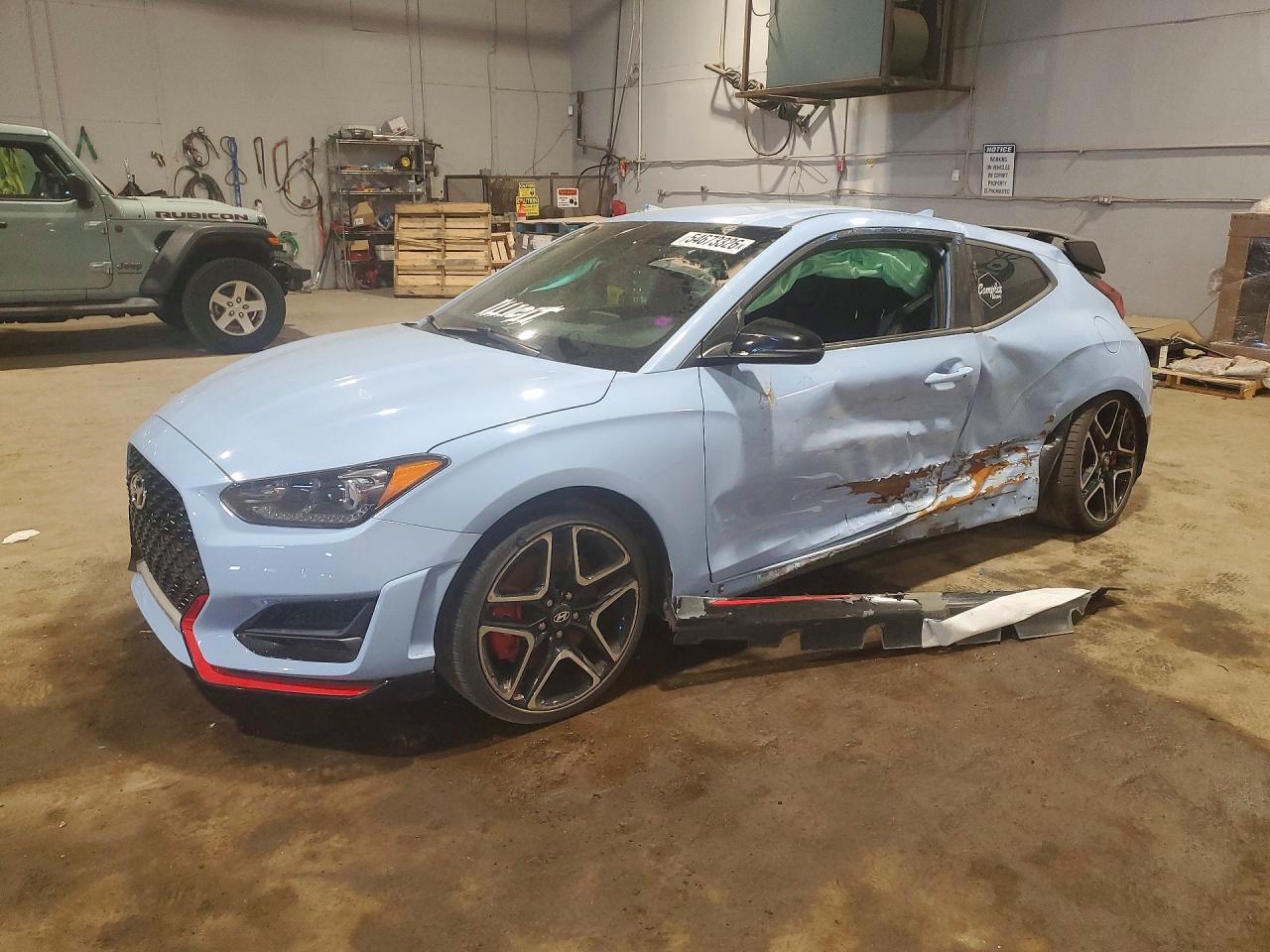 2019 Hyundai Veloster N, VIN KMHT36AH3KU001386 — Side