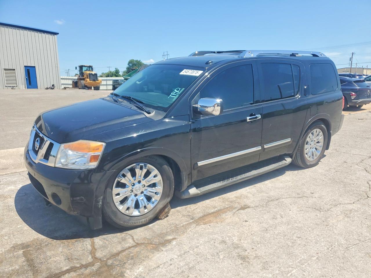 2015 Nissan Armada Platinum, VIN 5N1BA0NF5FN601754 — Повреждение рамы