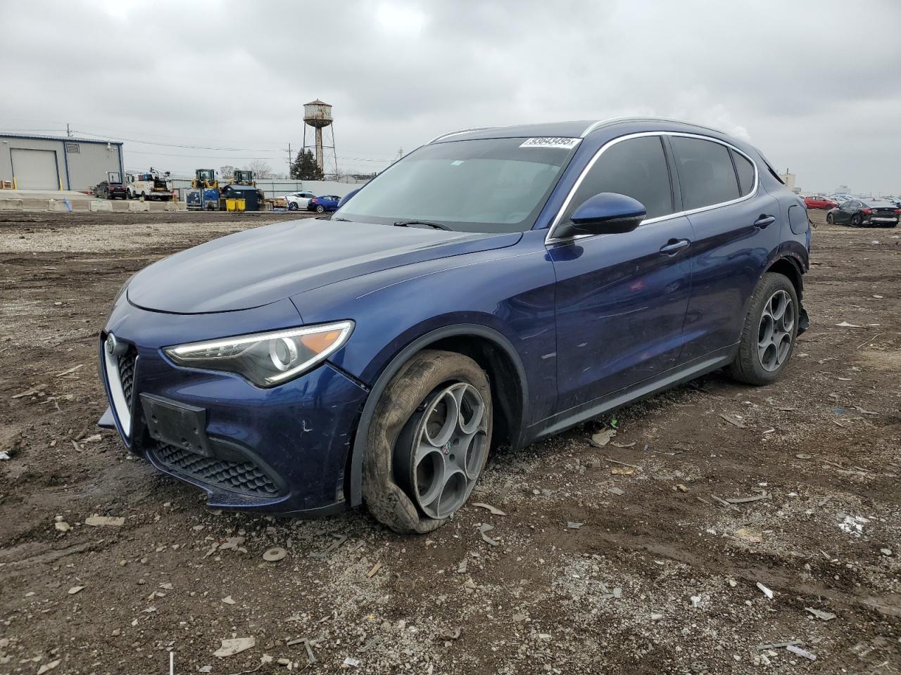 2018 Alfa Romeo Stelvio, VIN ZASFAKAN4J7B59536 — Front end