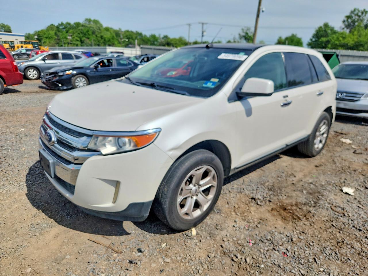 2011 Ford Edge SEL, VIN 2FMDK4JC5BBA29132 — Rear end
