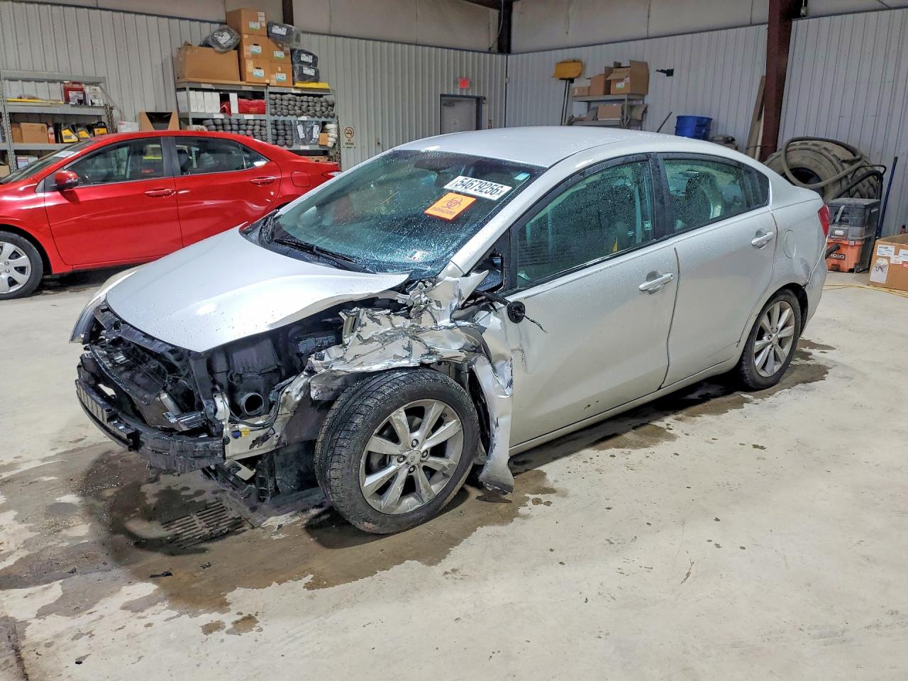 2016 Kia Rio LX, VIN KNADM4A35G6586320 — Front end