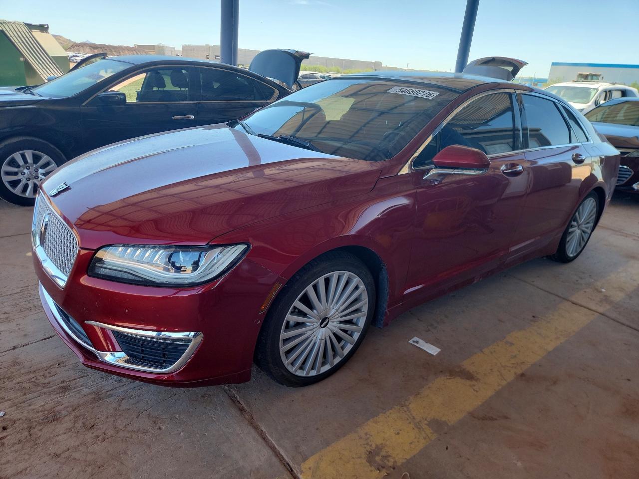 2017 Lincoln MKZ Hybrid Reserve, VIN 3LN6L5MU9HR607937 — Partial repair