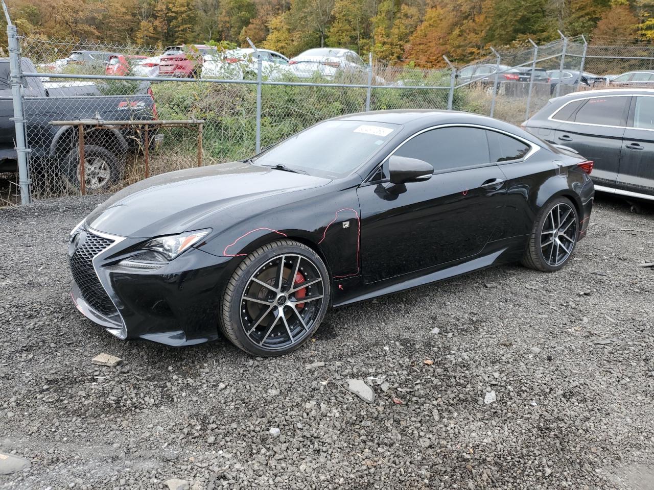 2017 Lexus RC 200t F Sport, VIN JTHHA5BC0H5007273 — Undercarriage