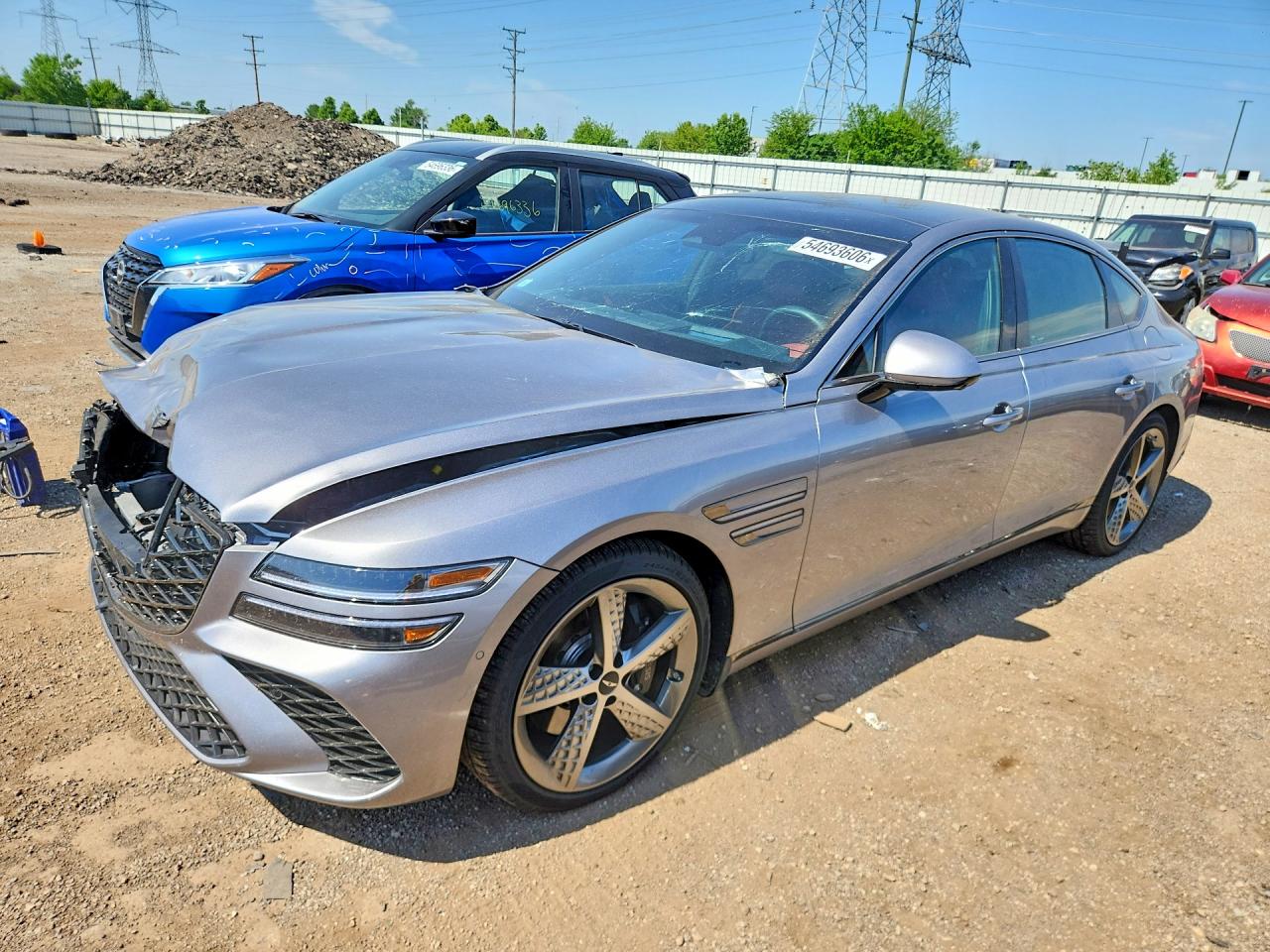 2025 Genesis G80 3.5T Sport Prestige, VIN KMTGG4SD5SU291531 — Front end