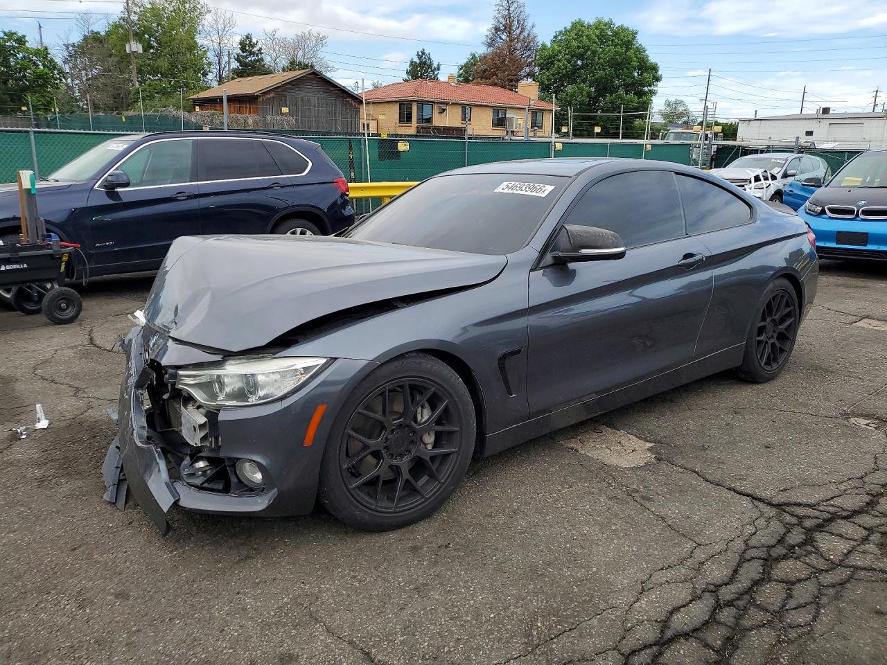 2014 BMW 4 Series 435i xDrive, VIN WBA3R5C52EK187323 — Front end