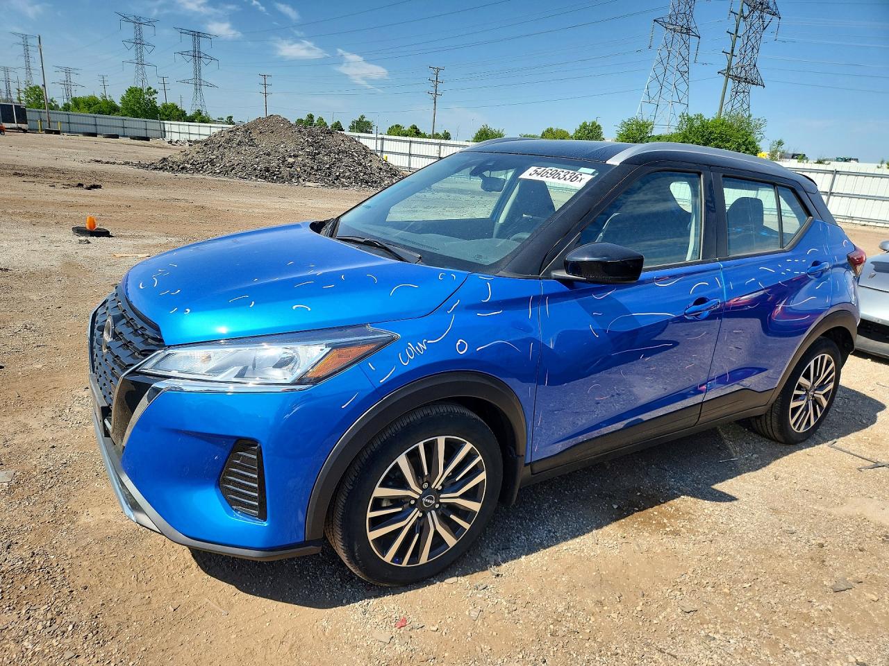 2022 Nissan Kicks SV, VIN 3N1CP5CV5NL475671 — Rear end