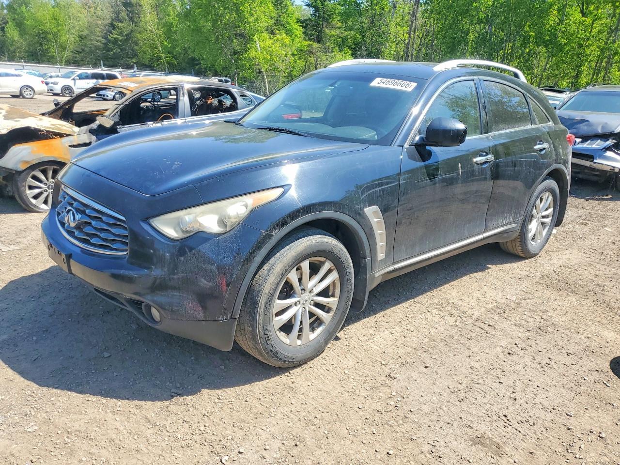 2010 Infiniti FX, VIN JN8AS1MW6AM852578 — Front end
