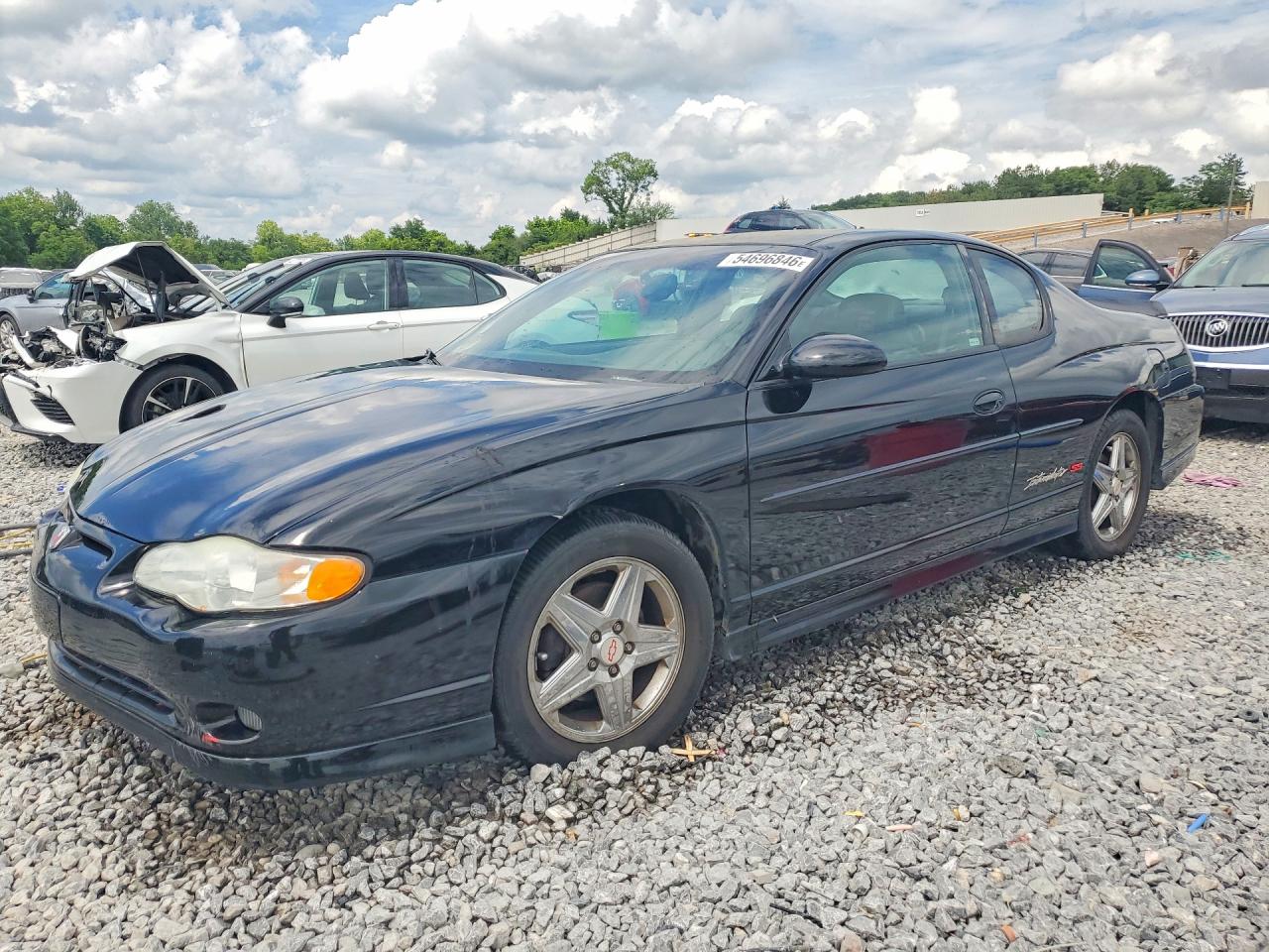 2004 Chevrolet Monte Carlo SS Supercharged, VIN 2G1WZ151749320427 — Engine fire
