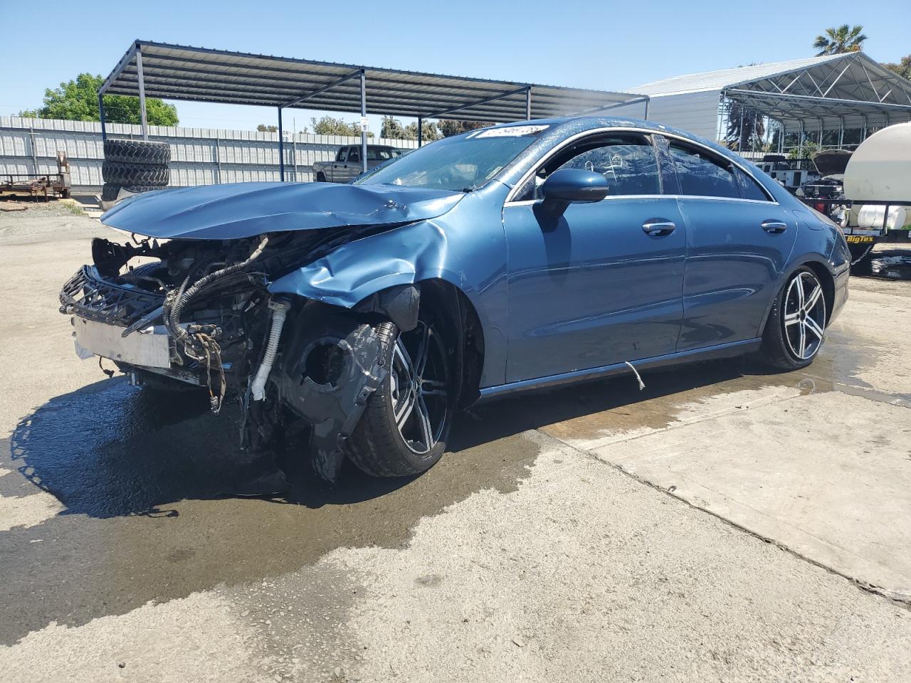 2023 Mercedes-Benz CLA 250, VIN W1K5J4GB3PN328579 — Frame damage