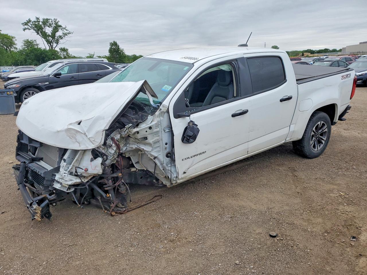 2021 Chevrolet Colorado 4WD Z71, VIN 1GCGTDEN9M1166874 — Front end