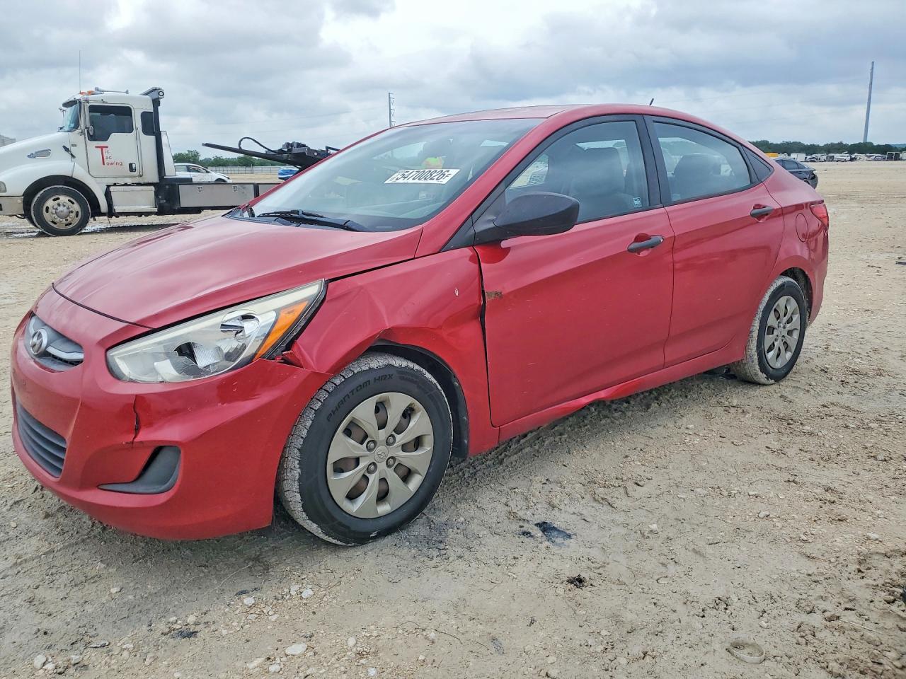 2016 Hyundai Accent SE, VIN KMHCT4AEXGU073753 — Фото с аукциона 1 of 4