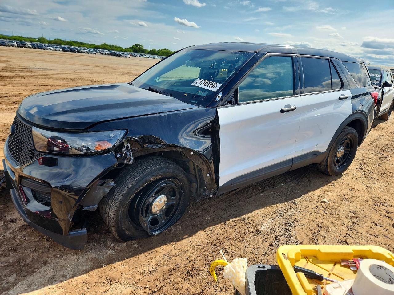 2024 Ford Police Interceptor Utility, VIN 1FM5K8AB9RGA68148 — Front end