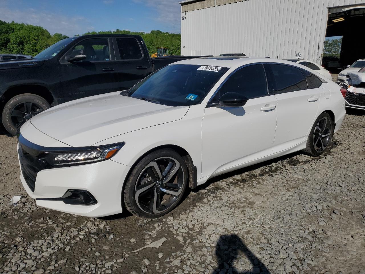 2022 Honda Accord Sport, VIN 1HGCV2F37NA003847 — Replaced VIN
