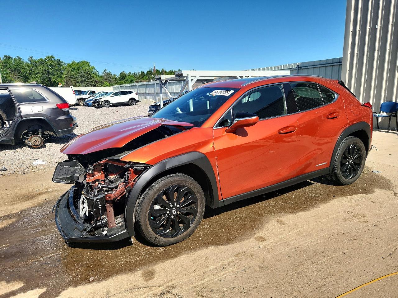2021 Lexus UX 250h, VIN JTHP9JBH7M2051369 — Front end