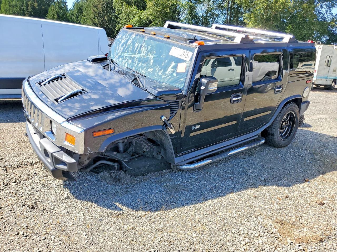 2006 Hummer H2, VIN 5GRGN23U46H104283 — Front end