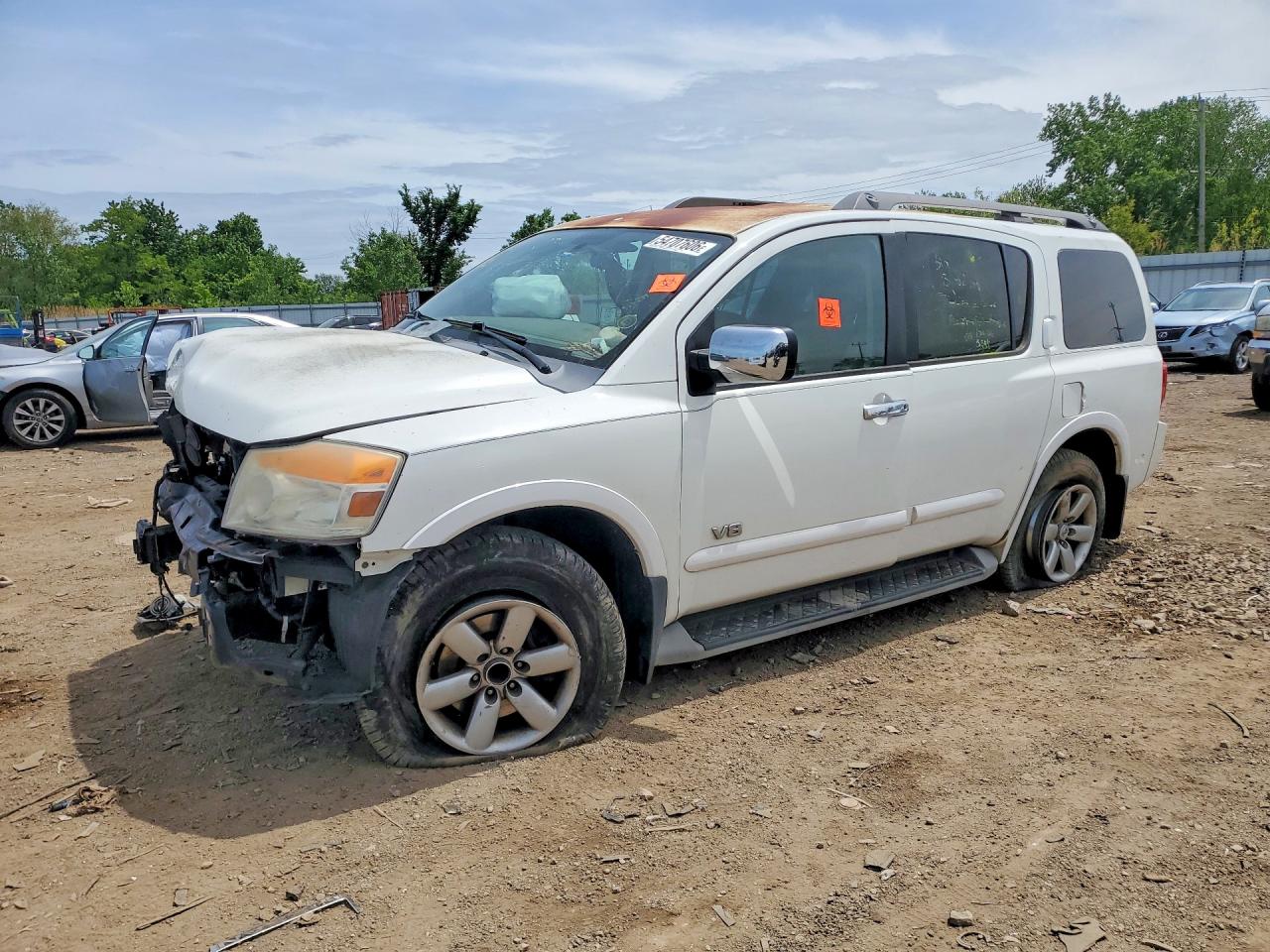 2009 Nissan Armada SE, VIN 5N1BA08D99N602498 — Front end