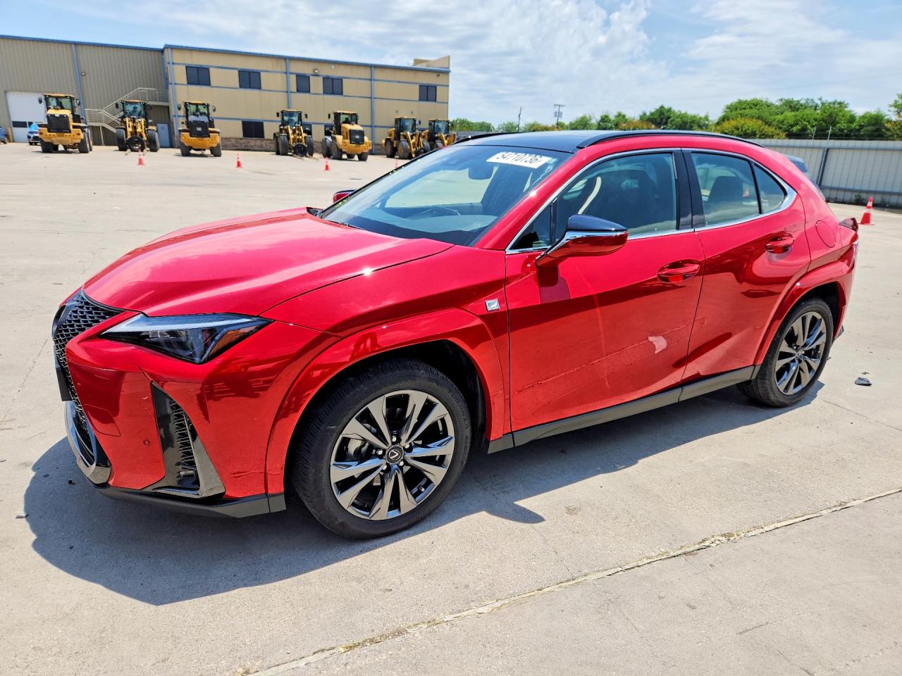 2023 Lexus UX 250h F Sport, VIN JTHR6JBH7P2142681 — Бок