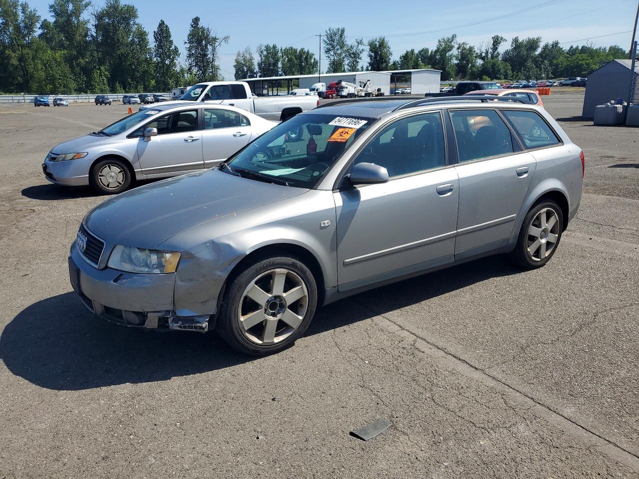 2003 Audi A4 1.8T, VIN WAUVC68E63A379114 — Front end