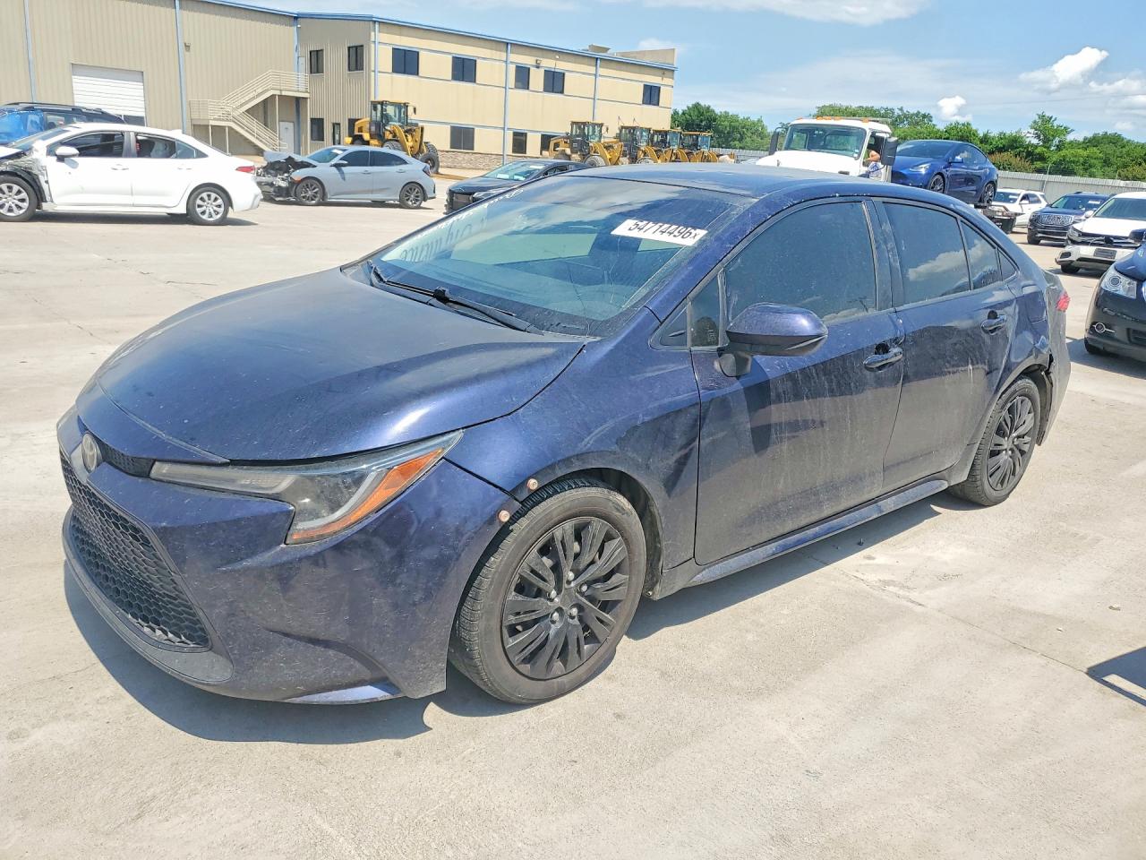 2021 Toyota Corolla LE, VIN JTDEPMAE7MJ138427 — Hail