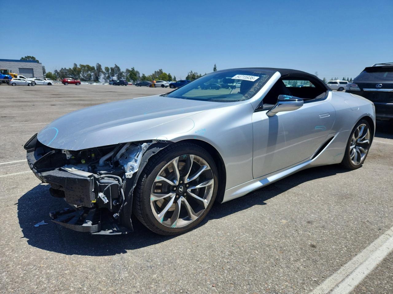 2021 Lexus LC 500h, VIN JTHKPAAY4MA104214 — Front end
