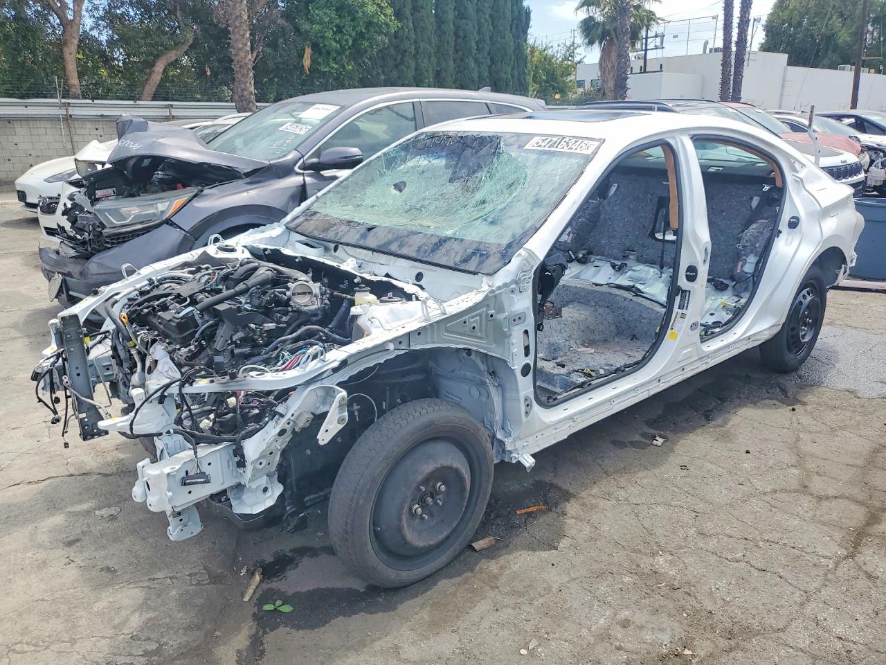 2025 Lexus ES 350, VIN 58ACZ1B12SU214566 — Stripped