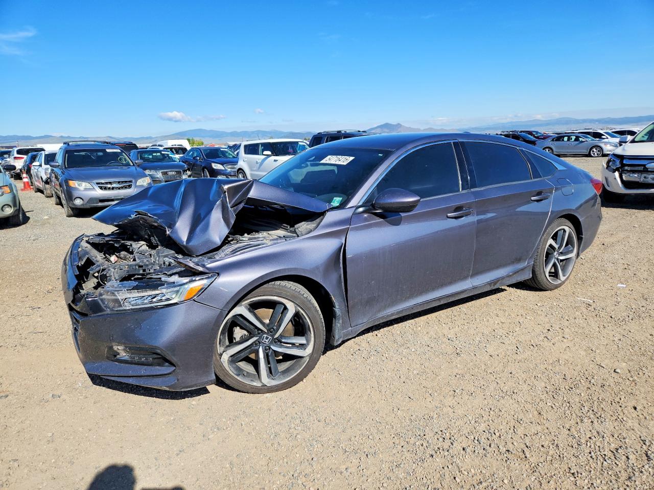 2019 Honda Accord Sport, VIN 1HGCV1F31KA083880 — Front end