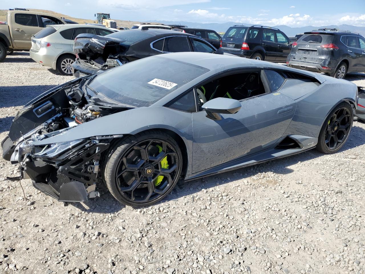 2023 Lamborghini Huracan Tecnica, VIN ZHWUB6ZF0PLA22993 — Front end