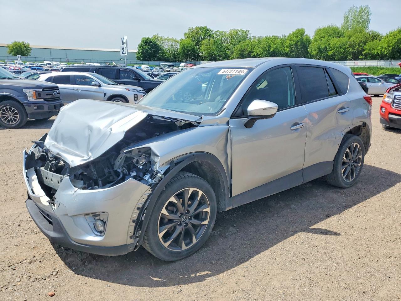 2016 Mazda CX-5 Grand Touring, VIN JM3KE4DY7G0664878 — Front end