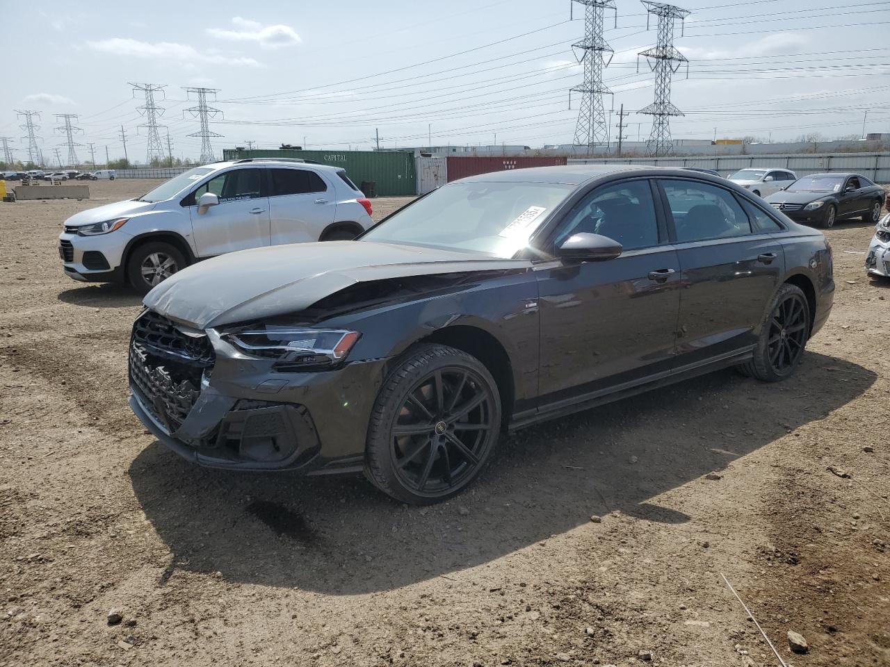 2022 Audi A8, VIN WAULDAF83NN009819 — Front end