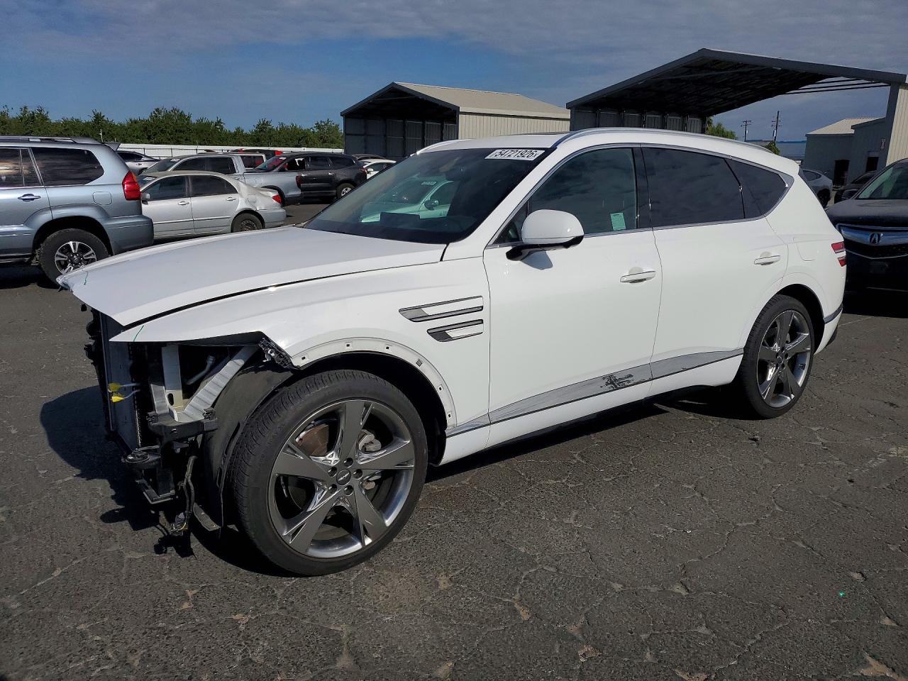 2021 Genesis GV80, VIN KMUHBDSB7MU071114 — Front end