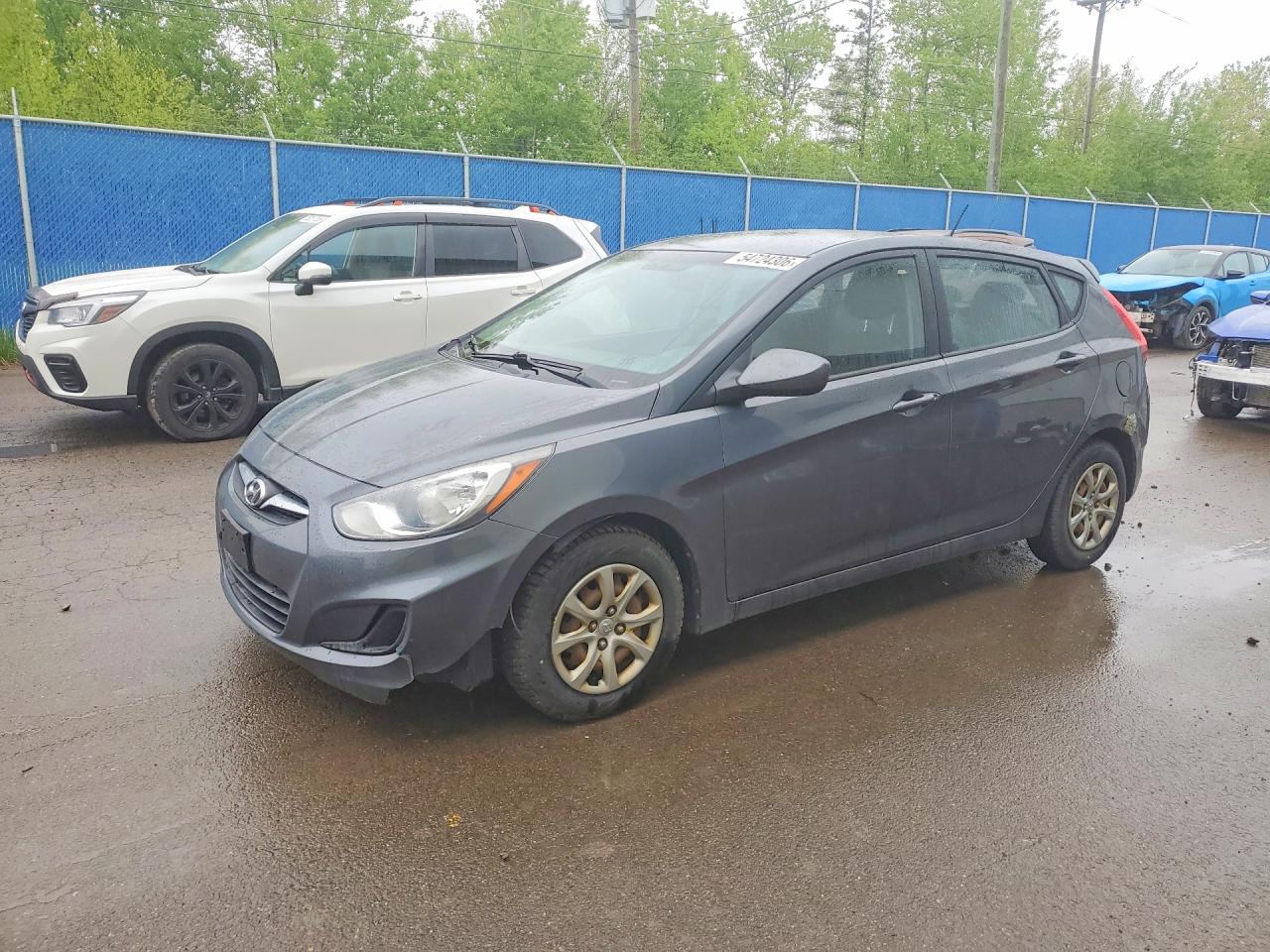 2012 Hyundai Accent GS, VIN KMHCT5AE3CU048564 — Front end