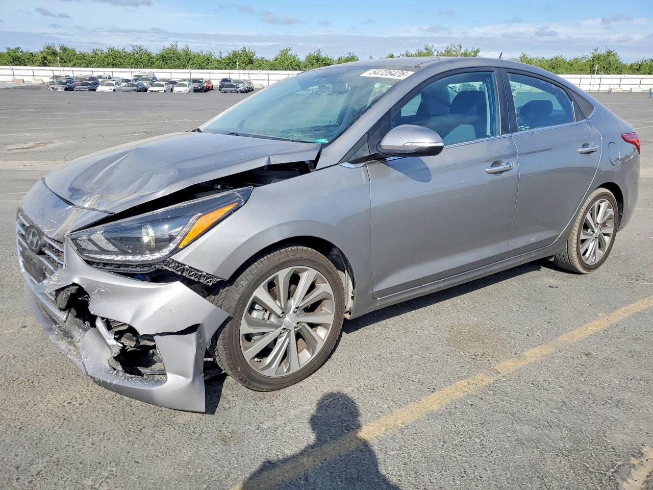 2022 Hyundai Accent Limited, VIN 3KPC34A66NE157478 — Front end